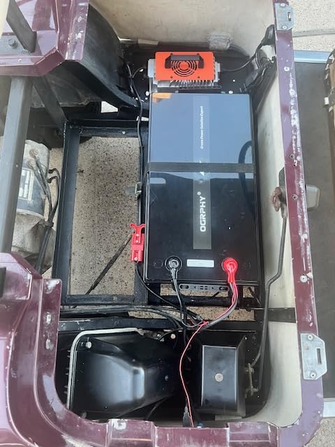 36V Lithium Battery, 3.84KWh Golf Cart Batteries with 200A BMS, 25A Lifepo4 Battery with Charger, 1000A Peak Current Perfect for Golf Cart, Solar, Trolling Motor (100AH) customer photo 2