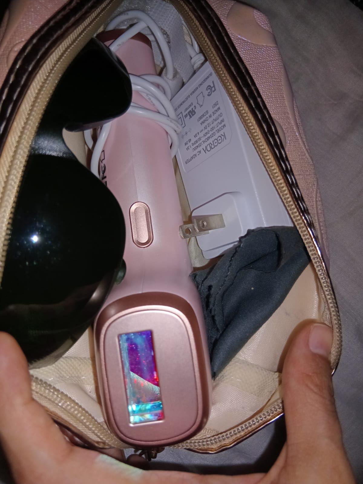 INNZA IPL Hair Removal with Ice Cooling Care Function for Women | Long-Lasting Results,999,999 Flashes Painless Hair Removal, for Armpits Legs Arms Bikini Line,Corded,White customer photo 2