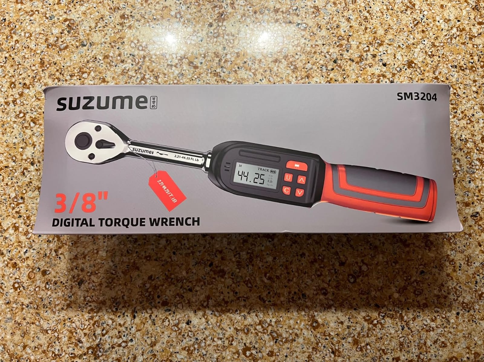 SUZUME Digital Torque Wrench 3/8 Drive (5.02-99.57 Ft. Lb / 6.8-135 N.m) customer photo 2