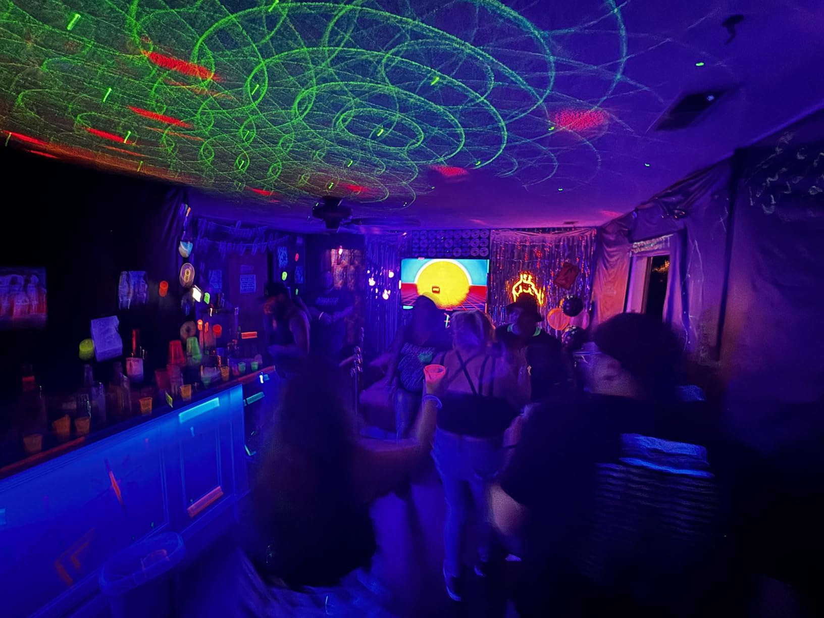 KOOT Party Lights Dj Disco Light with Pattern Projection and Sound Activated, Strobe Stage Lighting for Parties Indoor Dance Birthday Rave Bar Karaoke Christmas Wedding Show Club customer photo 1