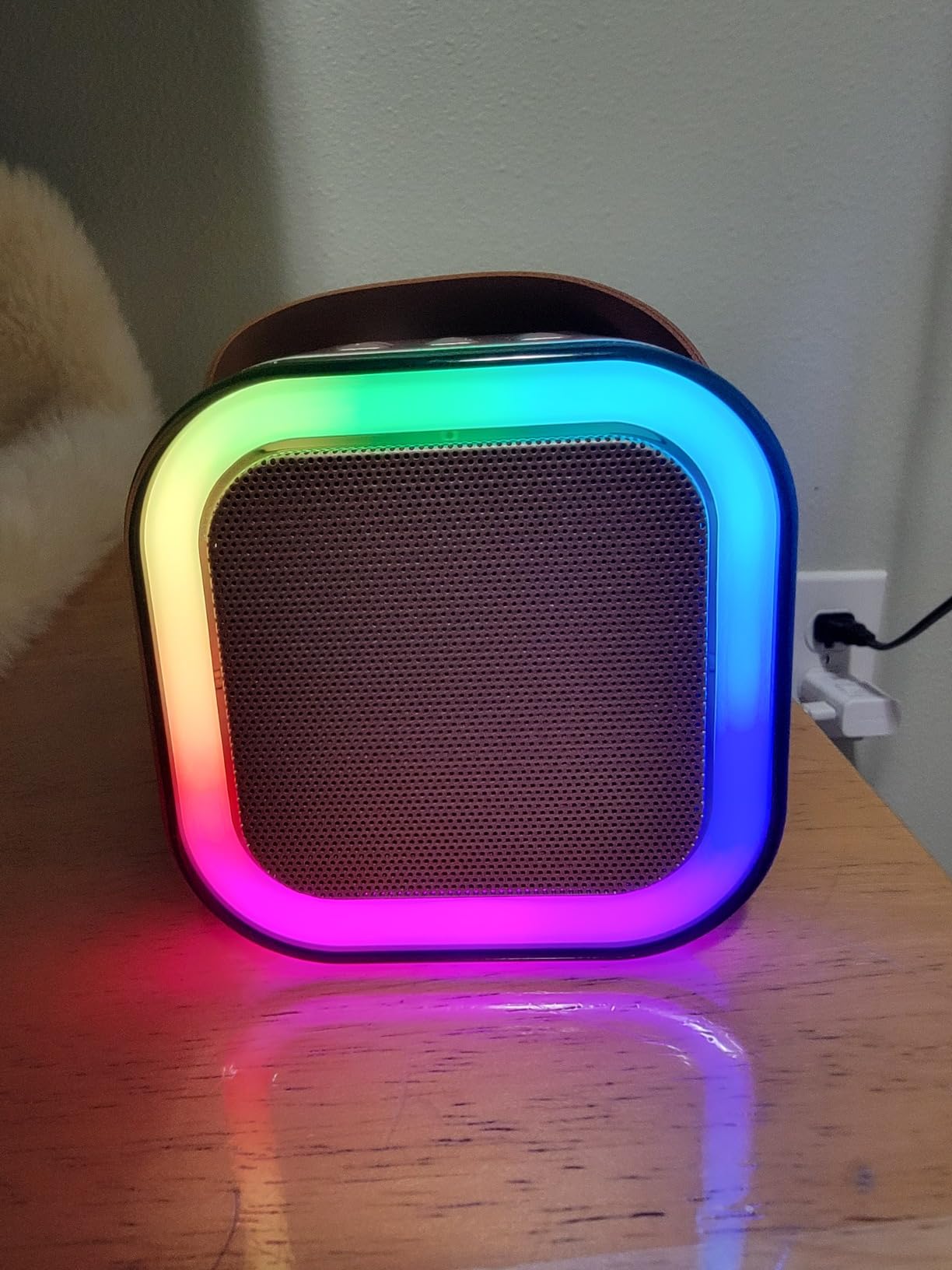Karaoke Machine Kids Adults,Bluetooth Speaker with 2 Wireless Microphones customer photo 1