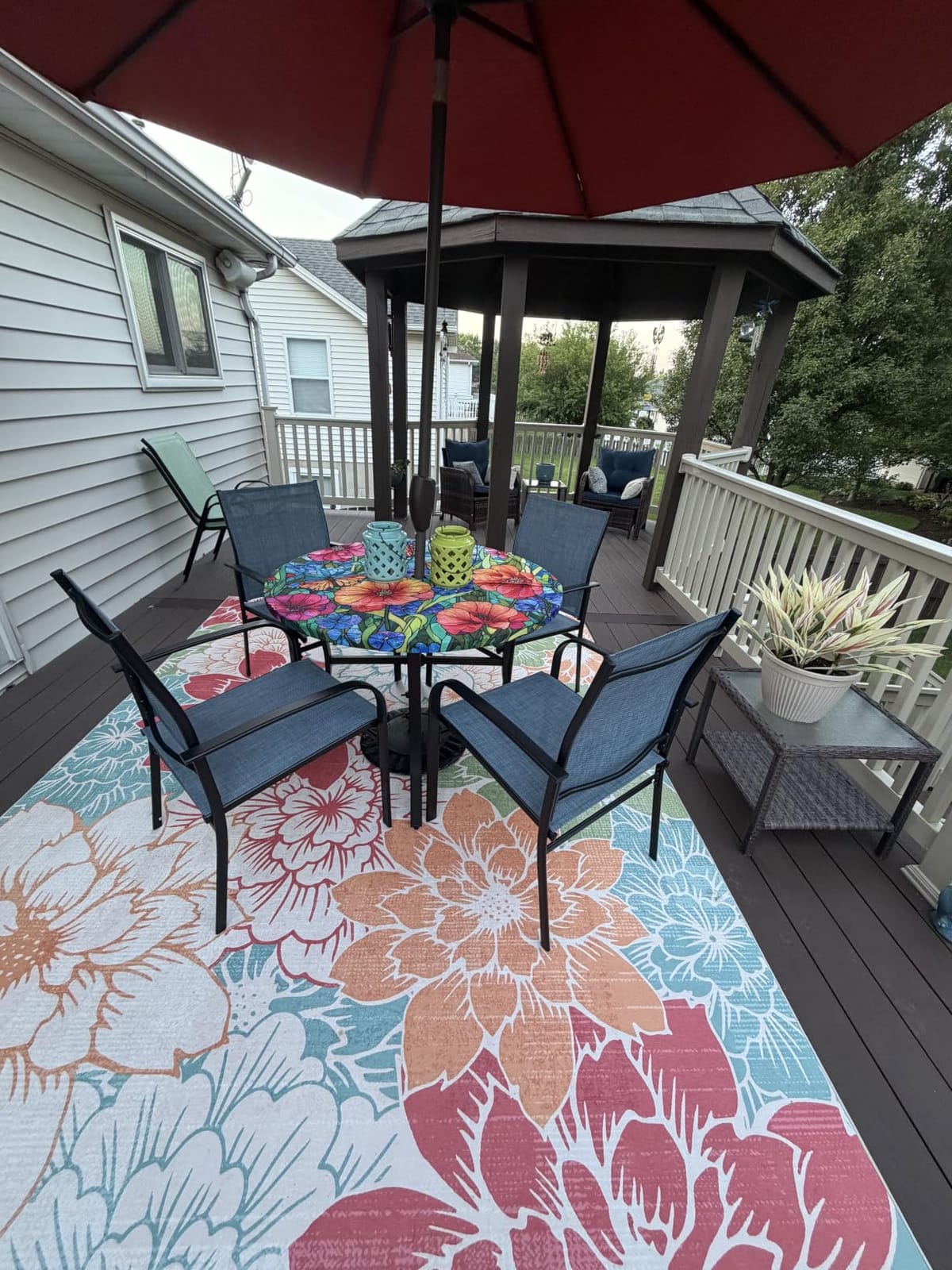 SUNSHINE VALLEY 9pc Patio Dining Set, 83