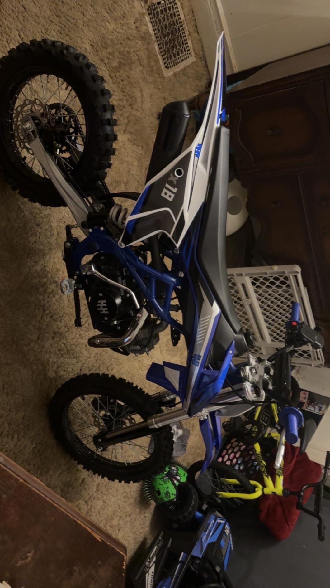 HHH 125cc Dirtbike X18 Dirt Bike DB X18 Racing DB18 Dirtbike 125cc 4 Speed Manual Clutch and Big Size Tires 17/14 inches customer photo 2