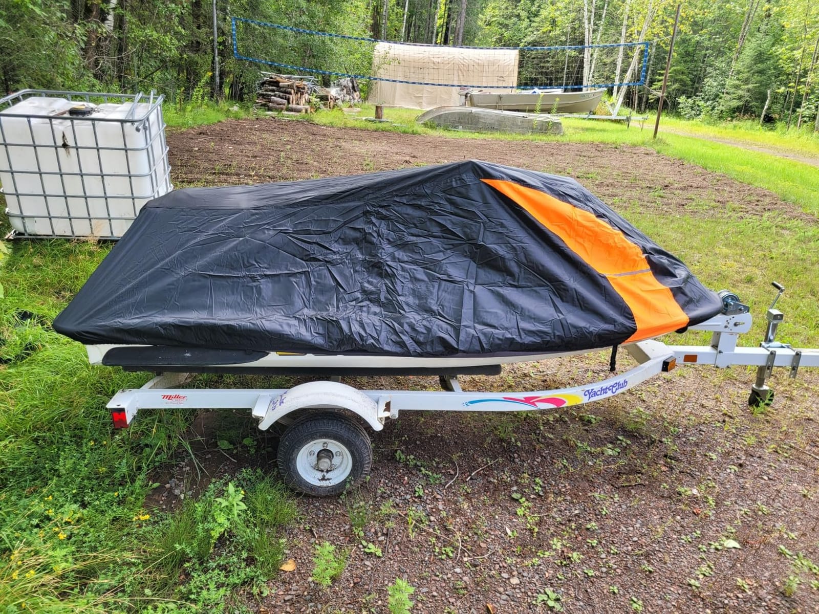 Avecrew Jet Ski Cover Fits 120'' to 135'' L 2-3 Seater PWC (Blue) customer photo 2