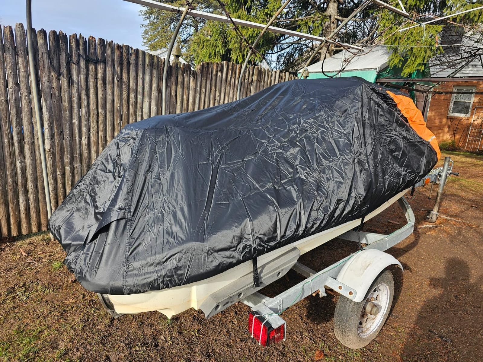 Avecrew Jet Ski Cover Fits 135'' to 145'' L 2-3 Seater PWC (Blue) | Oxford Fabric Waterproof Jetski Covers, Compatible with Yamaha Sea-Doo Kawasaki, Trailerable, Rain, Snow & UV Protection customer photo 1