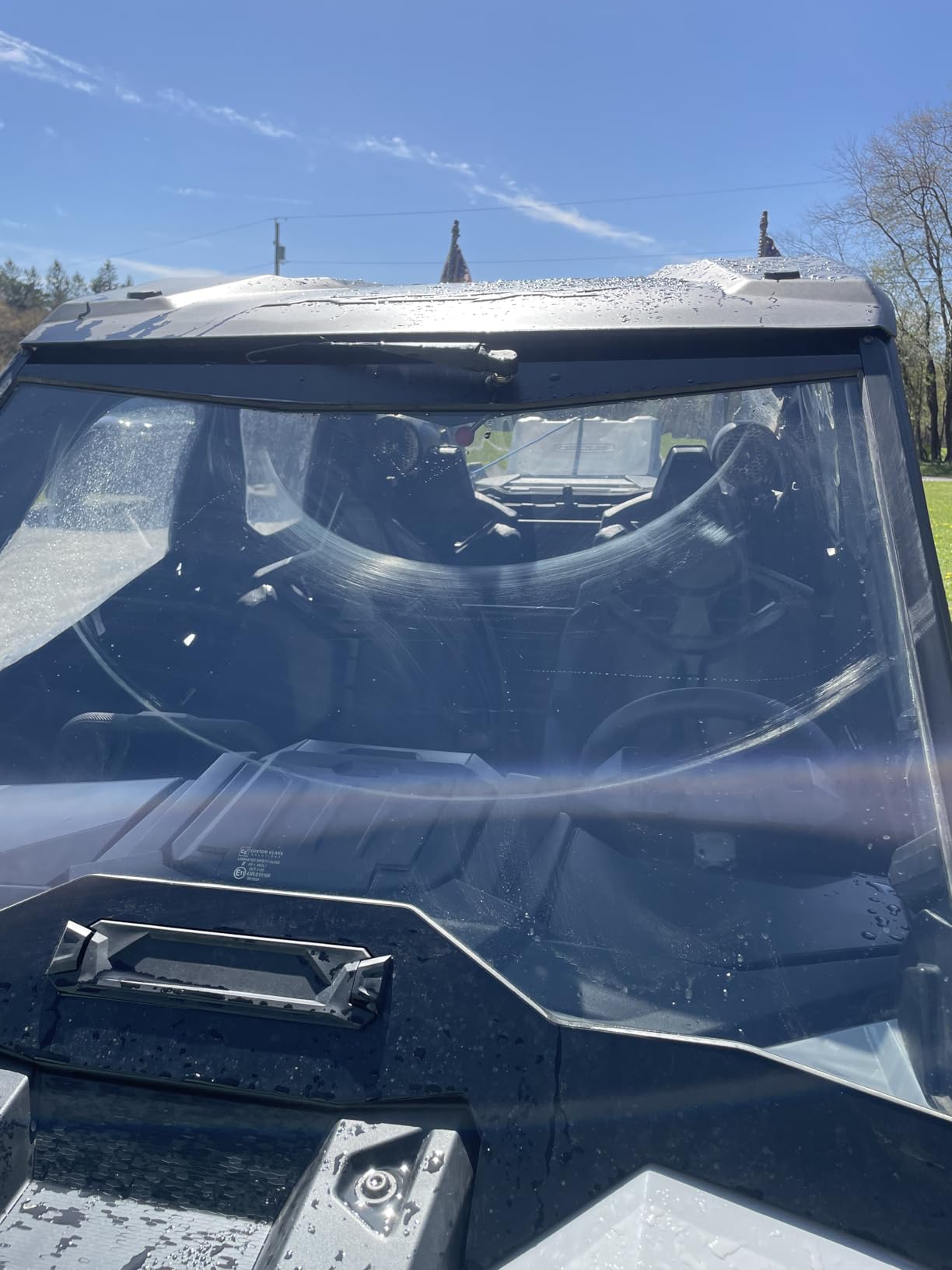 KEMIMOTO 2PCS UTV Windshield Wiper Kit, Manual Windshield Wiper customer photo 2