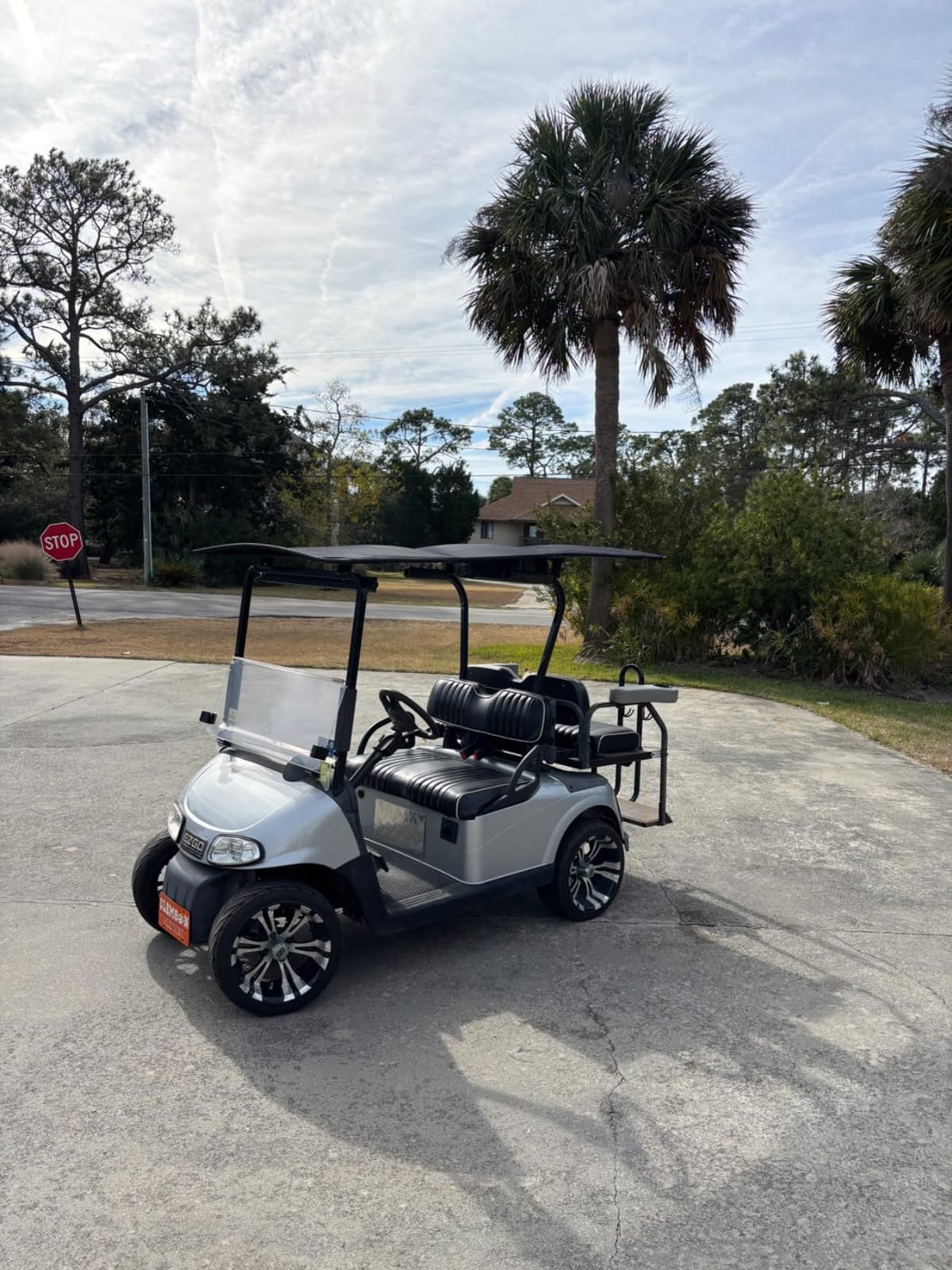 KEMIMOTO Golf Cart Roof Canvas Sun Top, 85