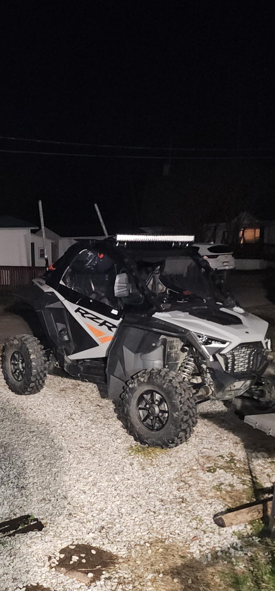 KEMIMOTO Soft Upper Doors, Compatible with Polaris RZR XP 1000 2014-2023, RZR XP Turbo 2016-2021, UTV Cab Enclosures Fit Well with Roof, Mirror and Windshield, Black customer photo 2