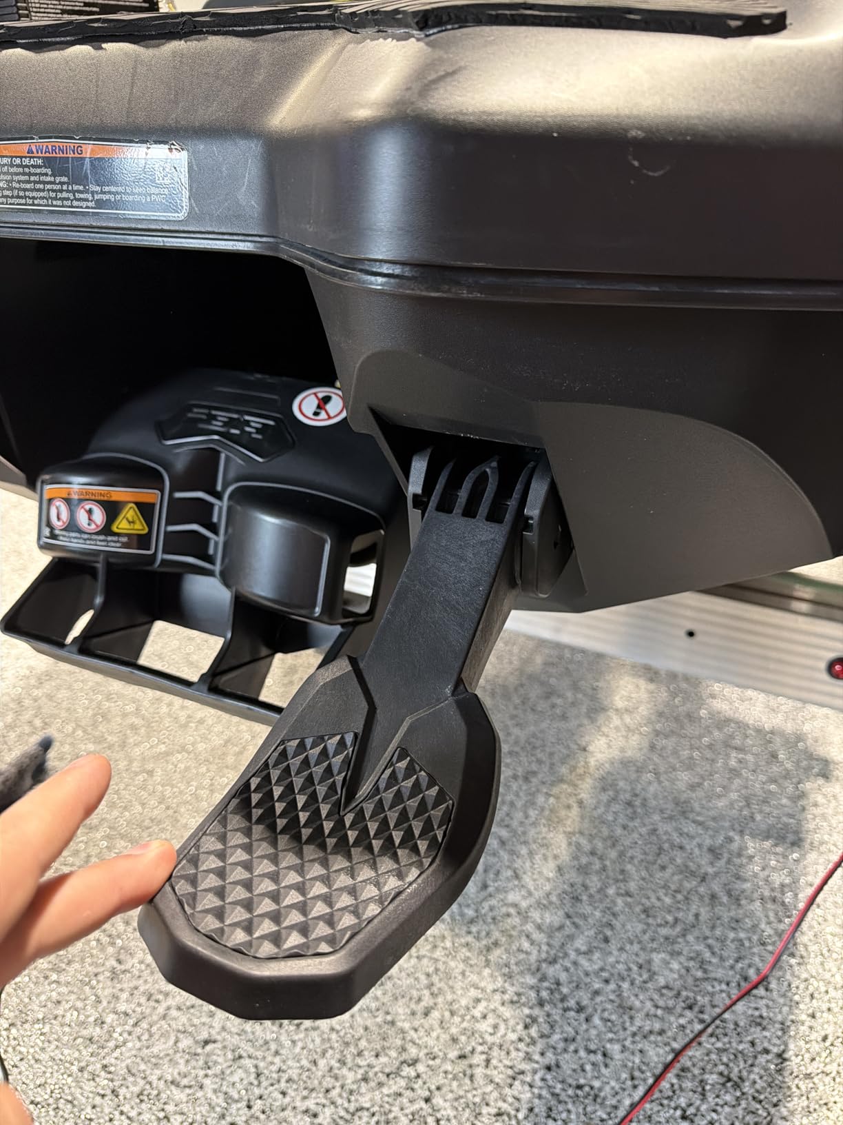 Push Industries Boarding/Reboarding Fold-Down Step, for Sea-Doo Spark All Models (Replace OEM# 295100494, 295100642) - 2 Step Value Pack customer photo 1