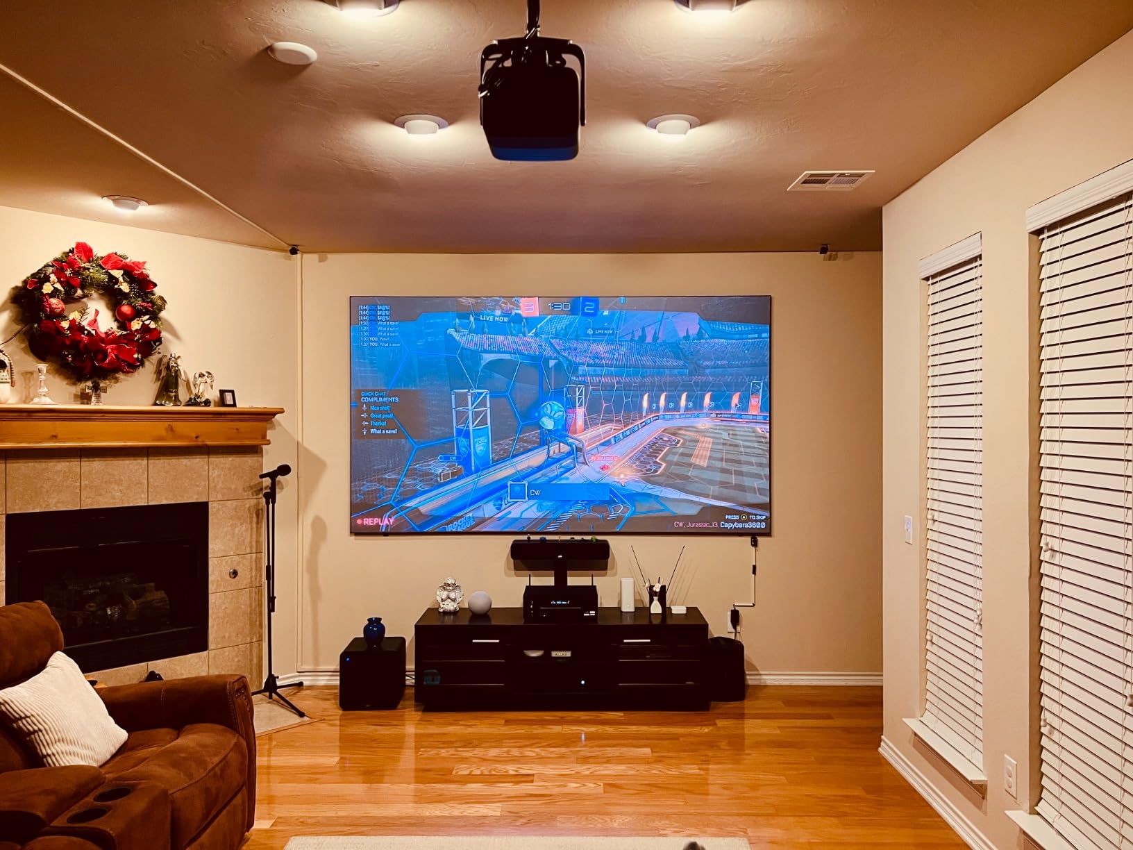 JMGO N1S Ultra 4K Triple Laser Projector , 2800 ISO Lumens, Google TV customer photo 2