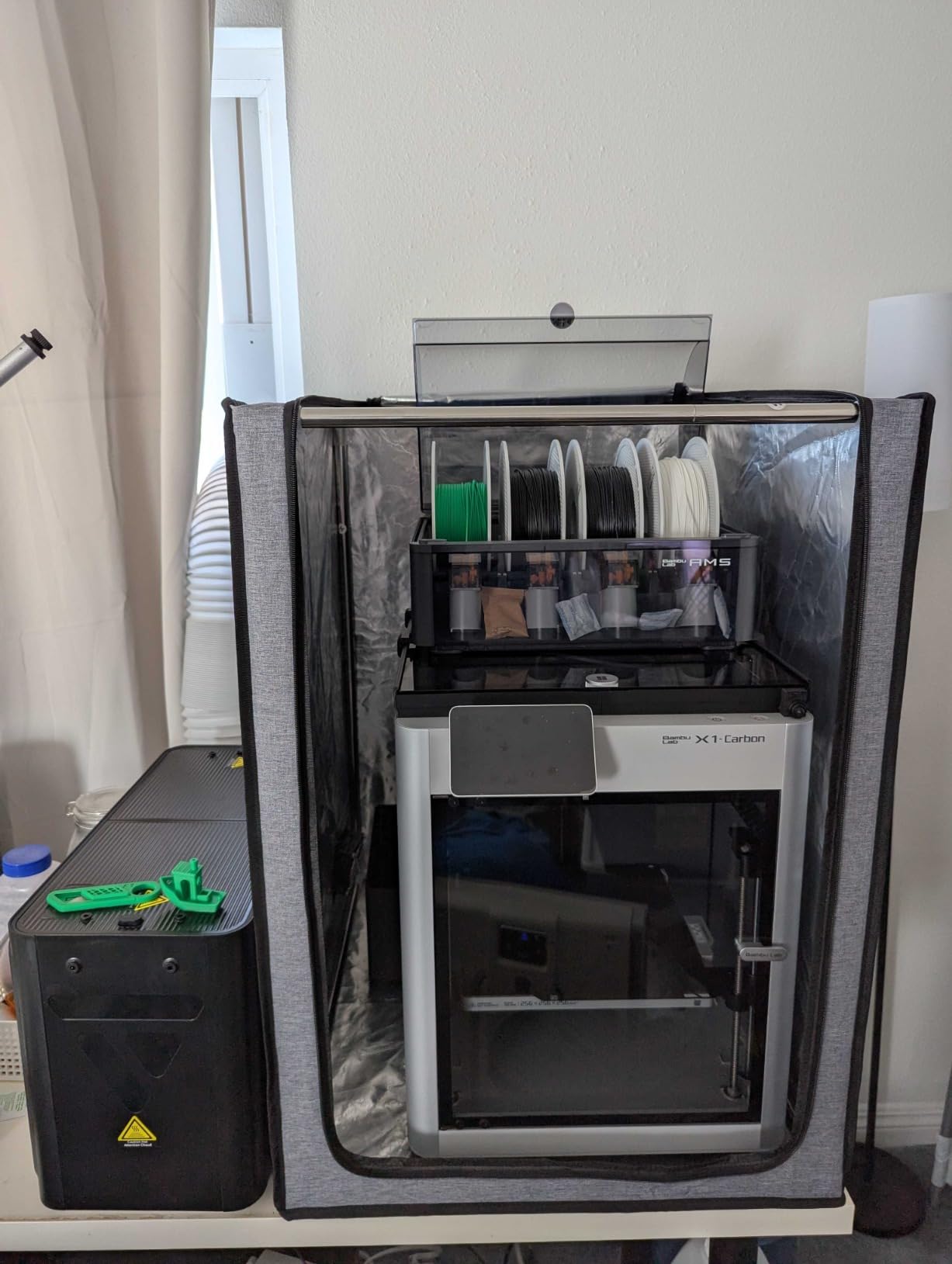 Multifunctional 3D Printer Enclosure Ventilation Eliminate Odors Tent Cover customer photo 2