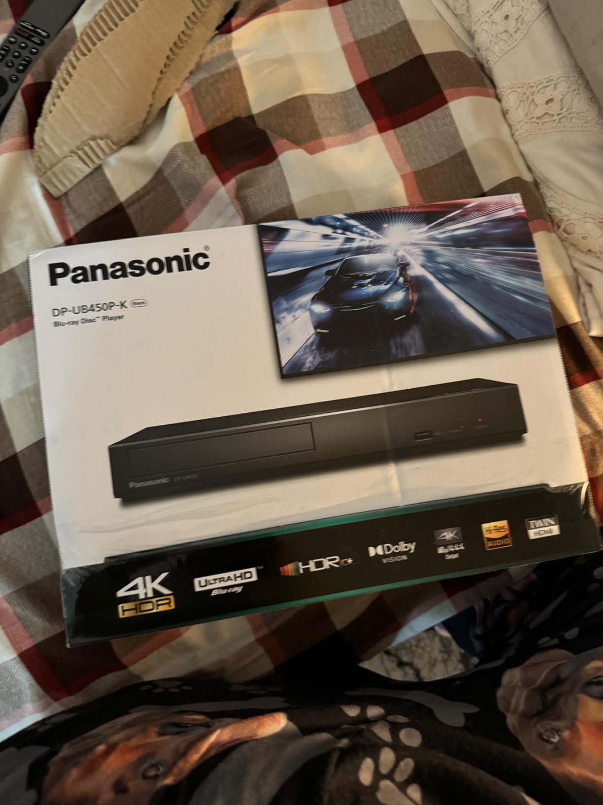 Panasonic Premium 4K Blu Ray Player, UHD DVD Blu Ray Player with Hi-Res Sound, 4K VOD Streaming, HDR10+ and Dolby Vision™, DP-UB450 (Black) customer photo 2