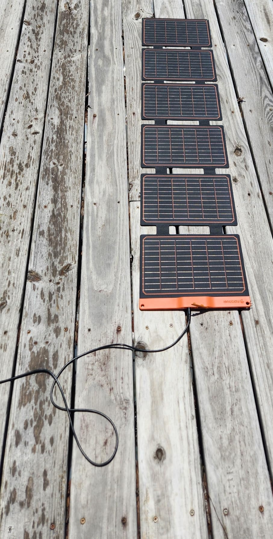 FlexSolar 60W Foldable Portable Solar Panel Charger IP67 Waterproof customer photo 2