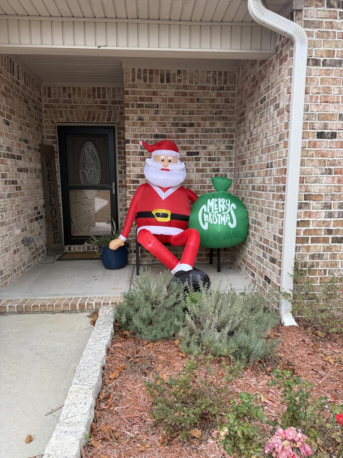 15FT Giant Christmas Inflatable Outdoor Decoration, Climbing Inflatables Santa Claus Decor Christma Blow Ups Outdoor with LED, Inflatable Christmas Decorations Outdoor for Yard Roof customer photo 1