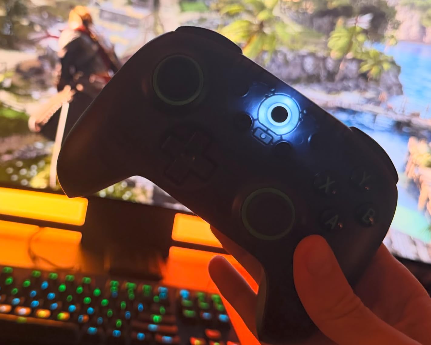8Bitdo Ultimate 2C Wireless Controller for Windows PC and Android, with 1000 Hz Polling Rate, Hall Effect Joysticks and Triggers, and Remappable L4/R4 Bumpers (Green) customer photo 2