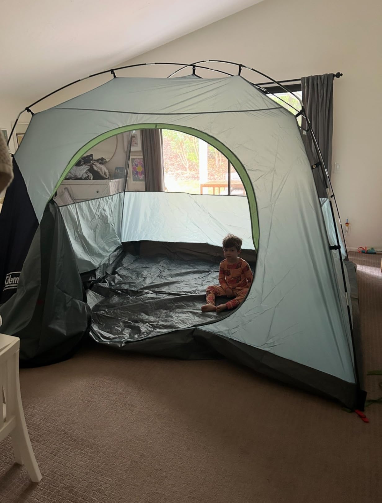 Coleman Skydome Camping Tent with 5 Minute Setup, 2/4/6/8 Person Weatherproof Tent with Rainfly & Carry Bag, 20% More Headroom Than Traditional Canopies customer photo 2