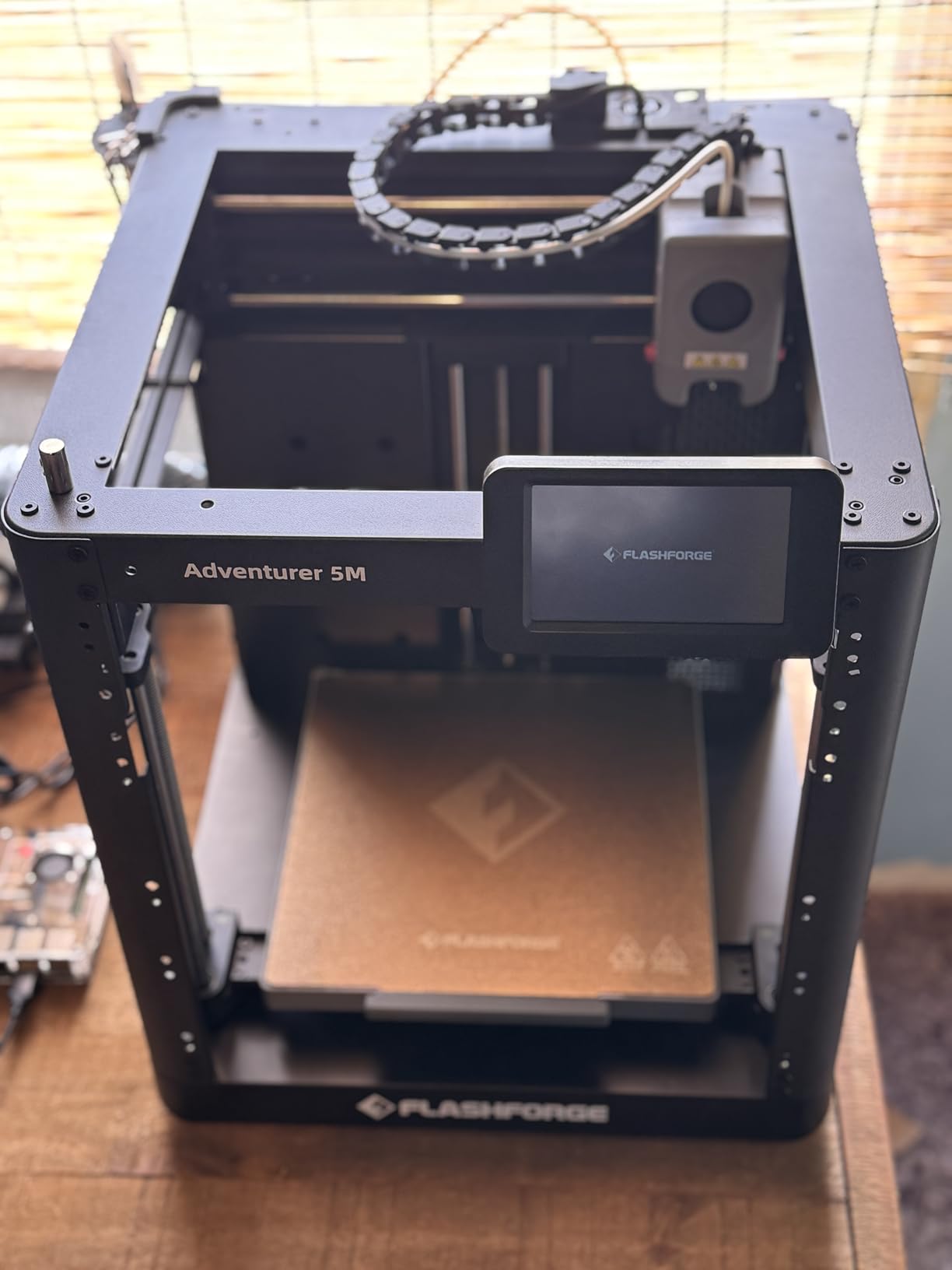 FLASHFORGE Carbon Fiber PETG Filament 1.75mm Black, Reinforced 3D Printer Filament 1kg, Lightweight & High-Strength PETG-CF Filament, Strong & Easy to Print customer photo 1