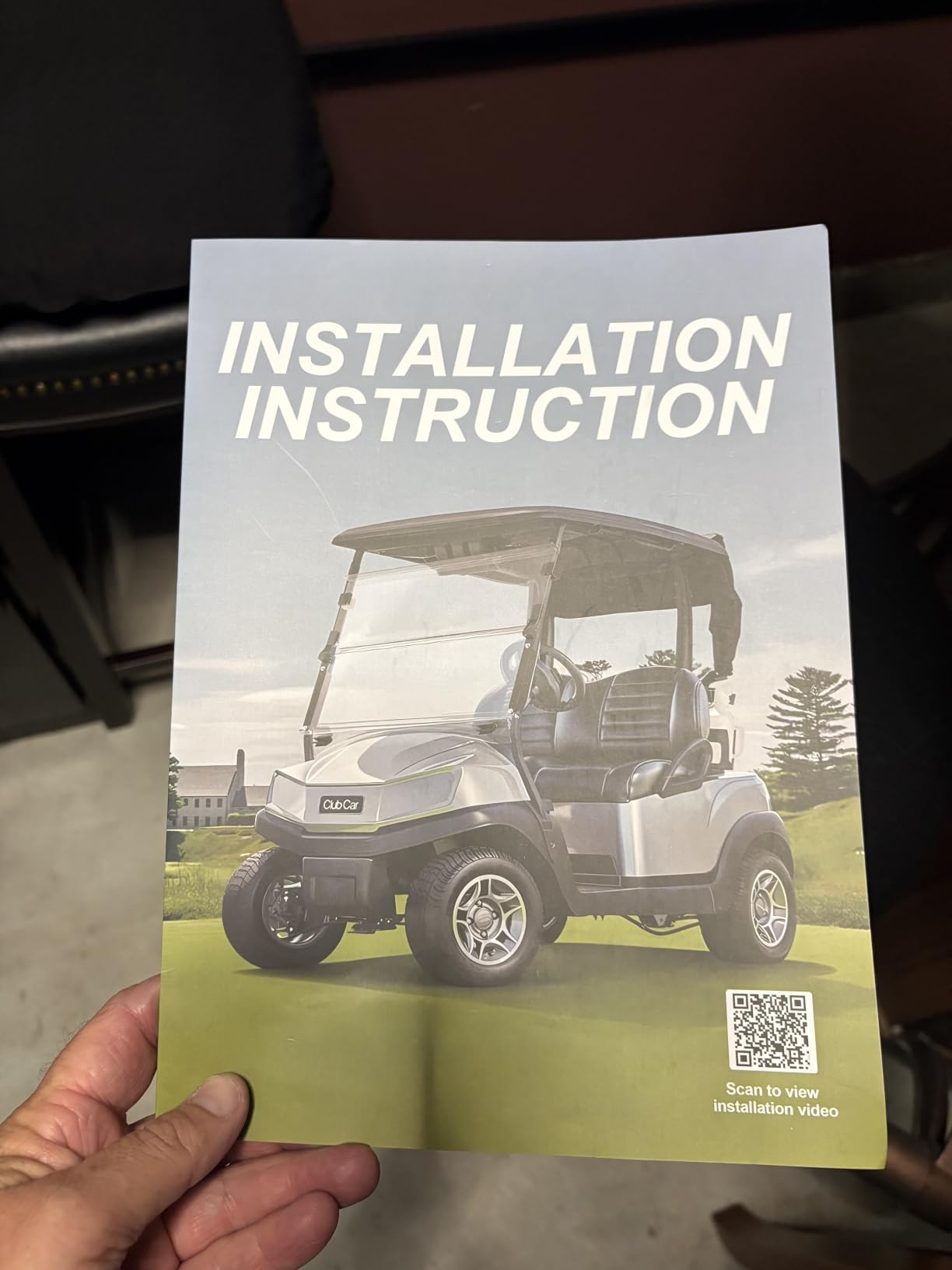 Upgraded Club Car Precedent Windshield,Golf Cart Windshield for Precedent/Tempo/Onward (2004-Up)- Heavy Duty Hinges, Foldable, Anti-UV & Impact Resistant, 5MM Thick PC Material, 37.6