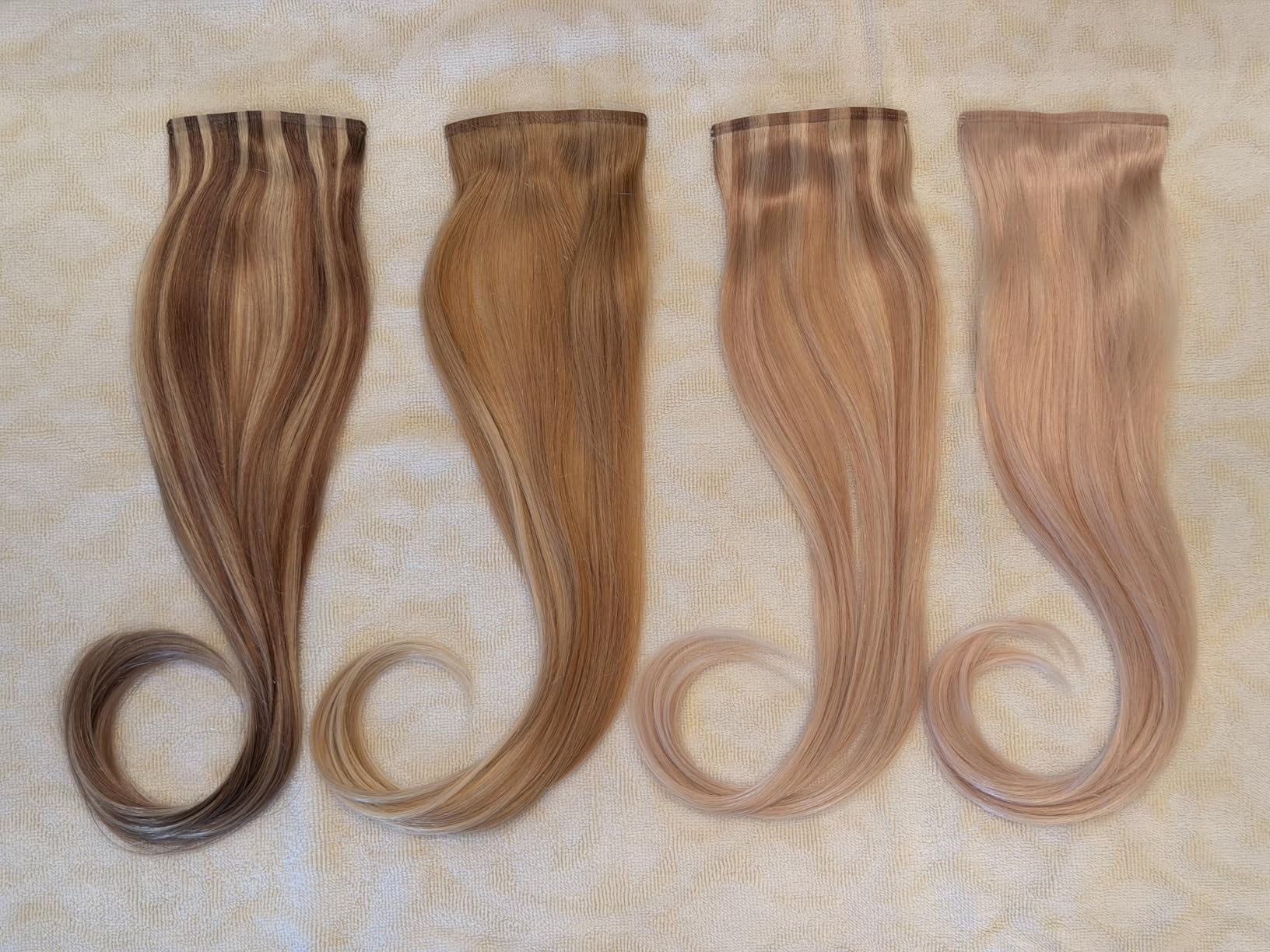 Luxy Halo Clip-In Hair Extensions Medium Natural Brown (3N) | 16 Inches, 140 Grams, One-Piece - Easy 5-Min Application 100% Remy Human hair for Natural Looking Volume & Length customer photo 1