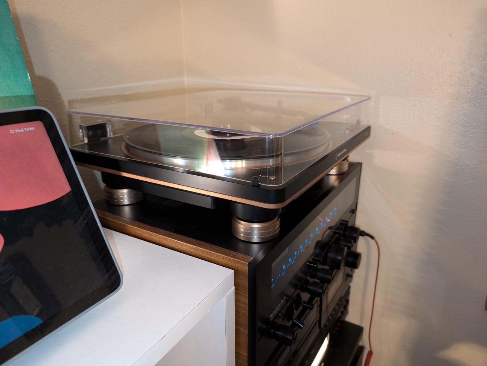 Audio-Technica AT-LP70XBT Wireless Turntable (Black/Silver) customer photo 1