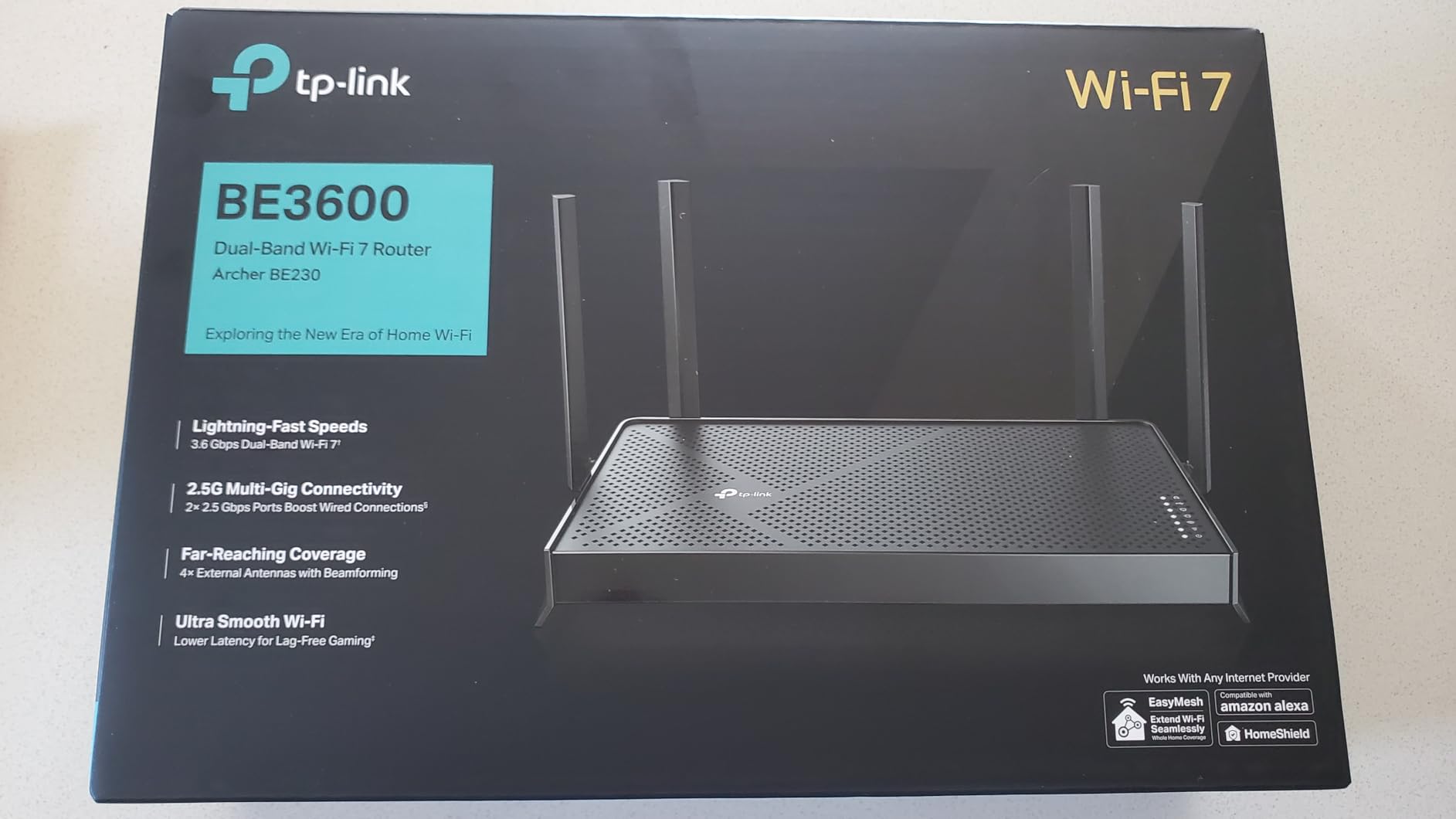 TP-Link Dual-Band BE3600 Wi-Fi 7 Router, Archer BE230 customer photo 2