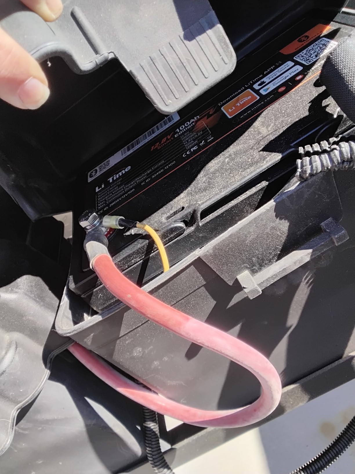 Litime 12V 100Ah Trolling Motor LiFePO4 Battery for Marine, Boat, Yacht customer photo 1