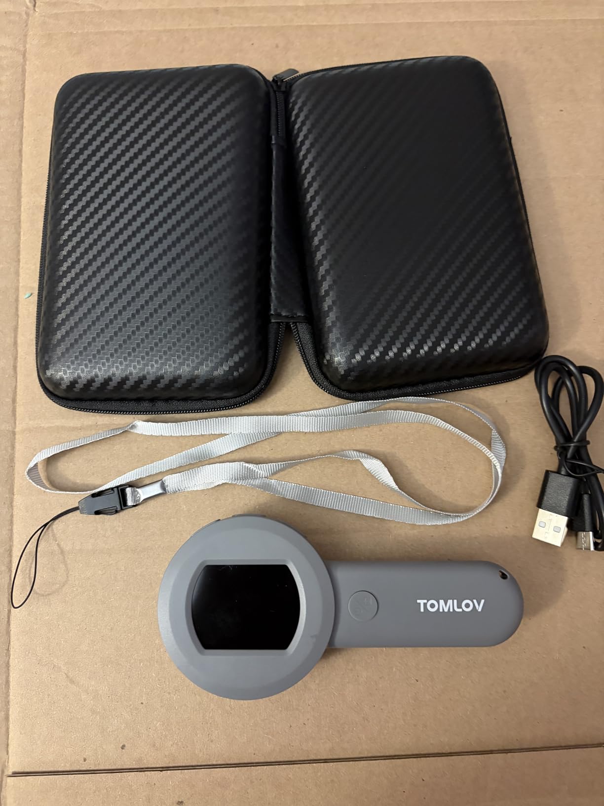 TOMLOV P10 Microscope for Adults Kids, Handheld Coin Magnifier with Light customer photo 1