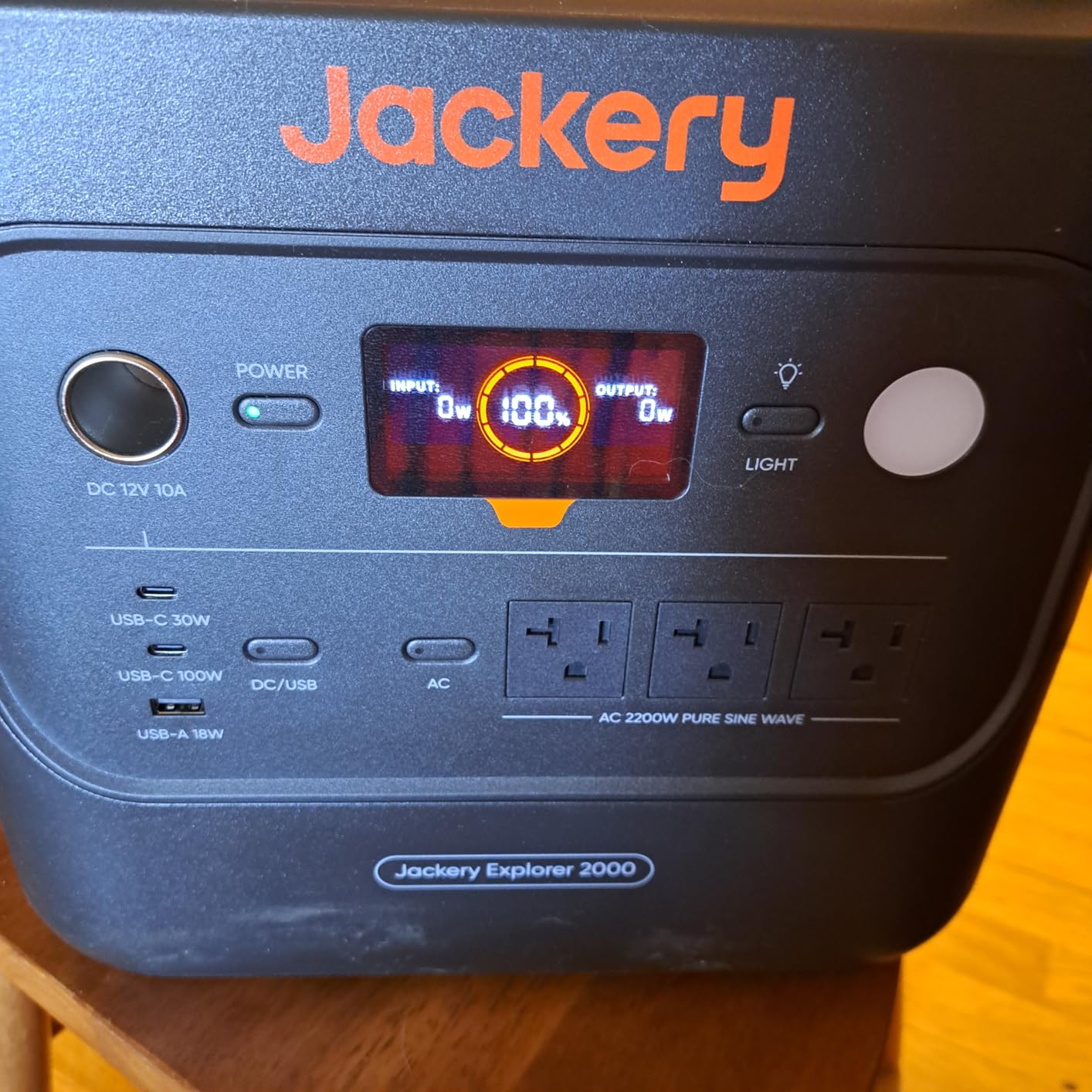 Jackery Explorer 2000 v2 Portable Power Station, 2042Wh, 2200W AC Output, LiFePO4 Battery, USB-C PD 100W Fast Charging, Solar Generator for Emergencies, Camping customer photo 1