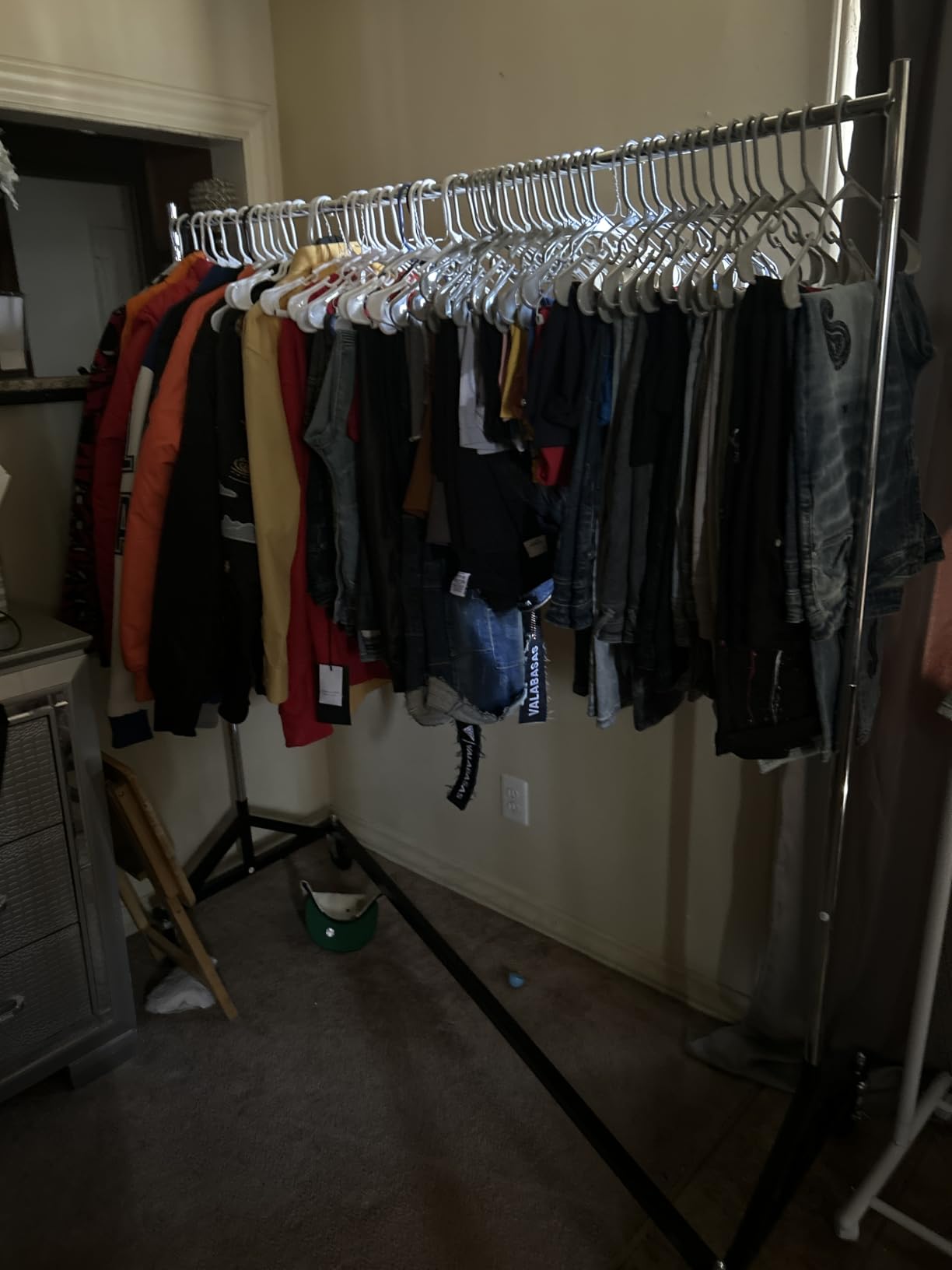HOKEEPER Z Rack, Clothes Rack Hold 550LB 86
