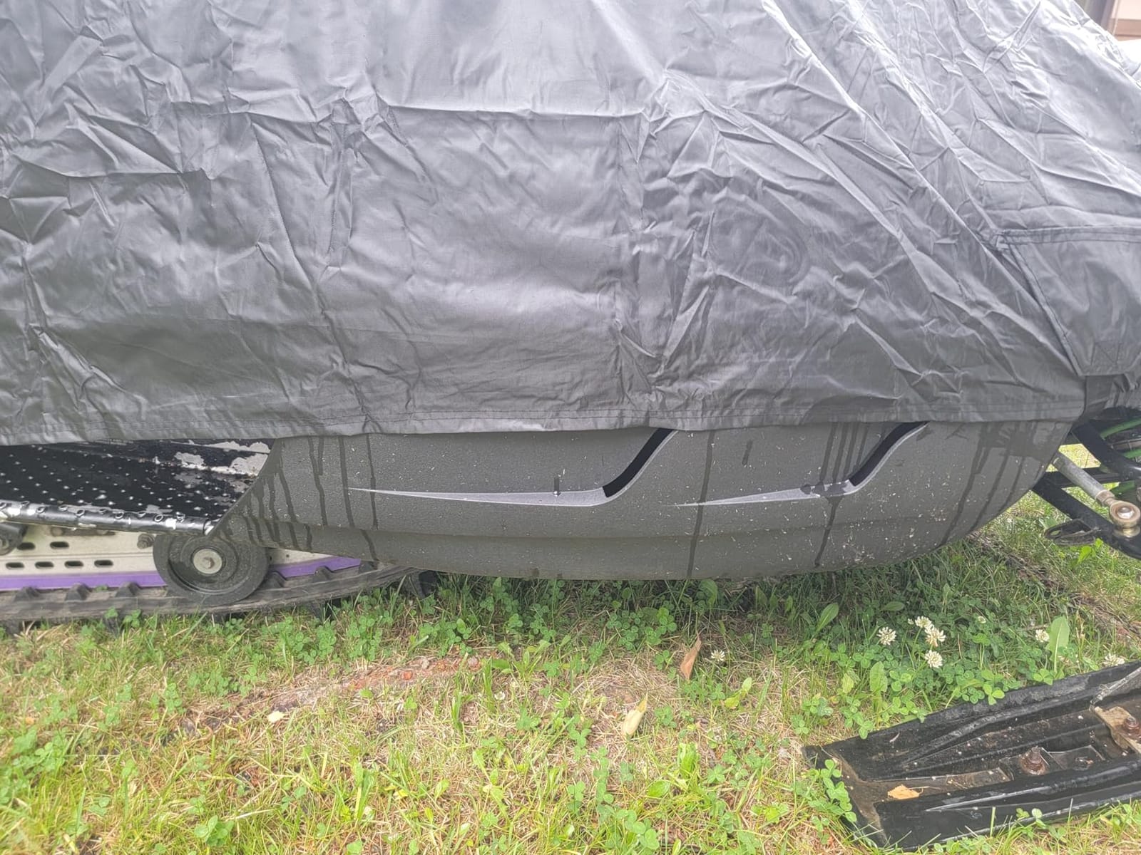 Snowmobile Cover, 420D Waterproof Sled Cover with Windproof Buckles | 420D Oxford, Nano Coating, UV Protection, Universal Large Trailerable Snowmobile Storage Cover, Fit for Most Snowmobiles customer photo 1