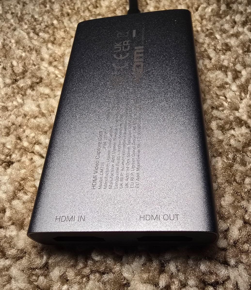 UGREEN 4K@30Hz Loop Out HDMI Capture Card for 2K 30FPS 1080P 60FPS USB 3.0 customer photo 2