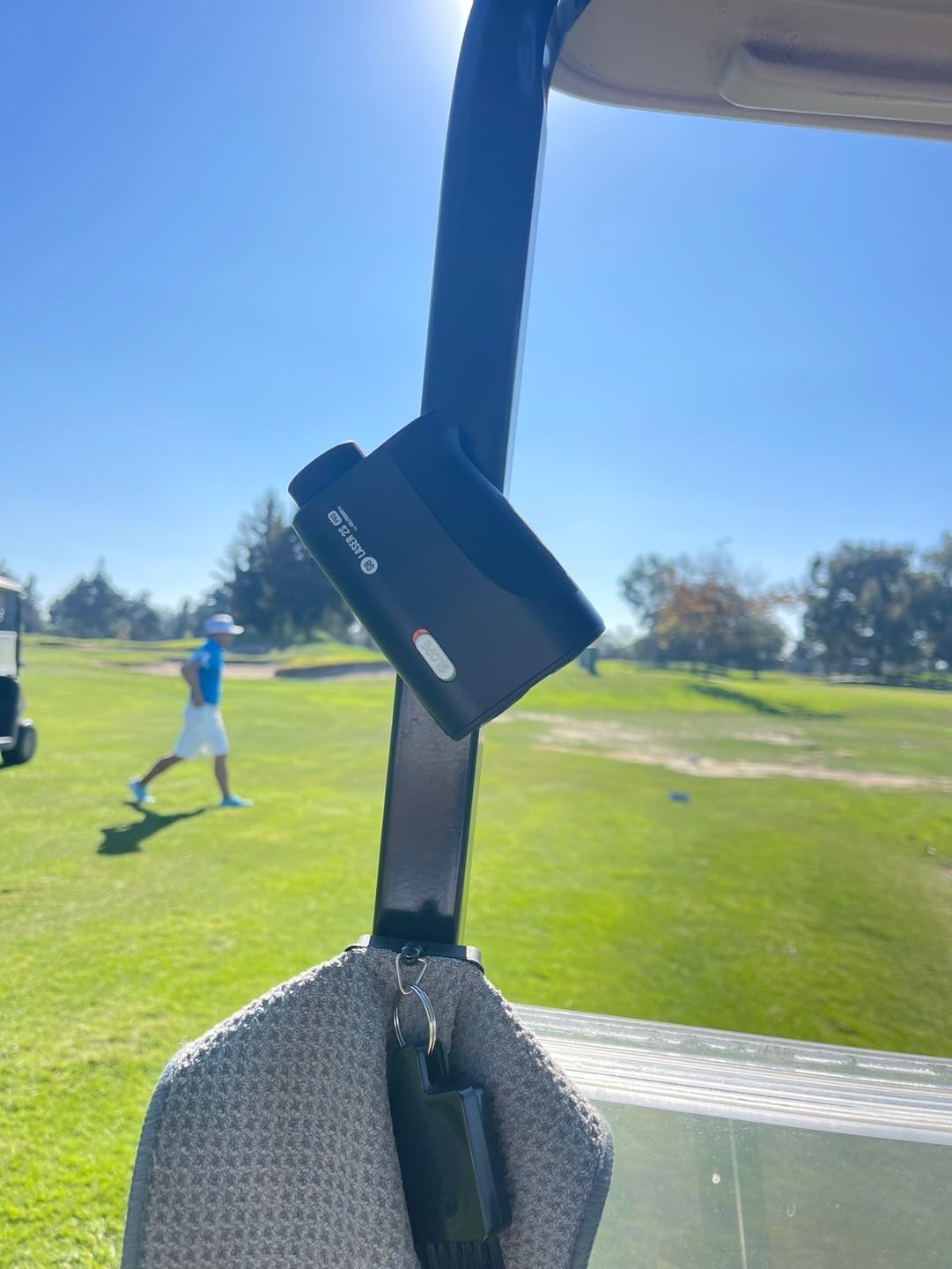 GOLFBUDDY 2S PRO Golf Rangefinder with Slope, Buddy Mode Measures from the Cart, 1093 Yards Laser Range Finder, Pin Lock Vibration, Magnetic Mount, Water-Resistant customer photo 1