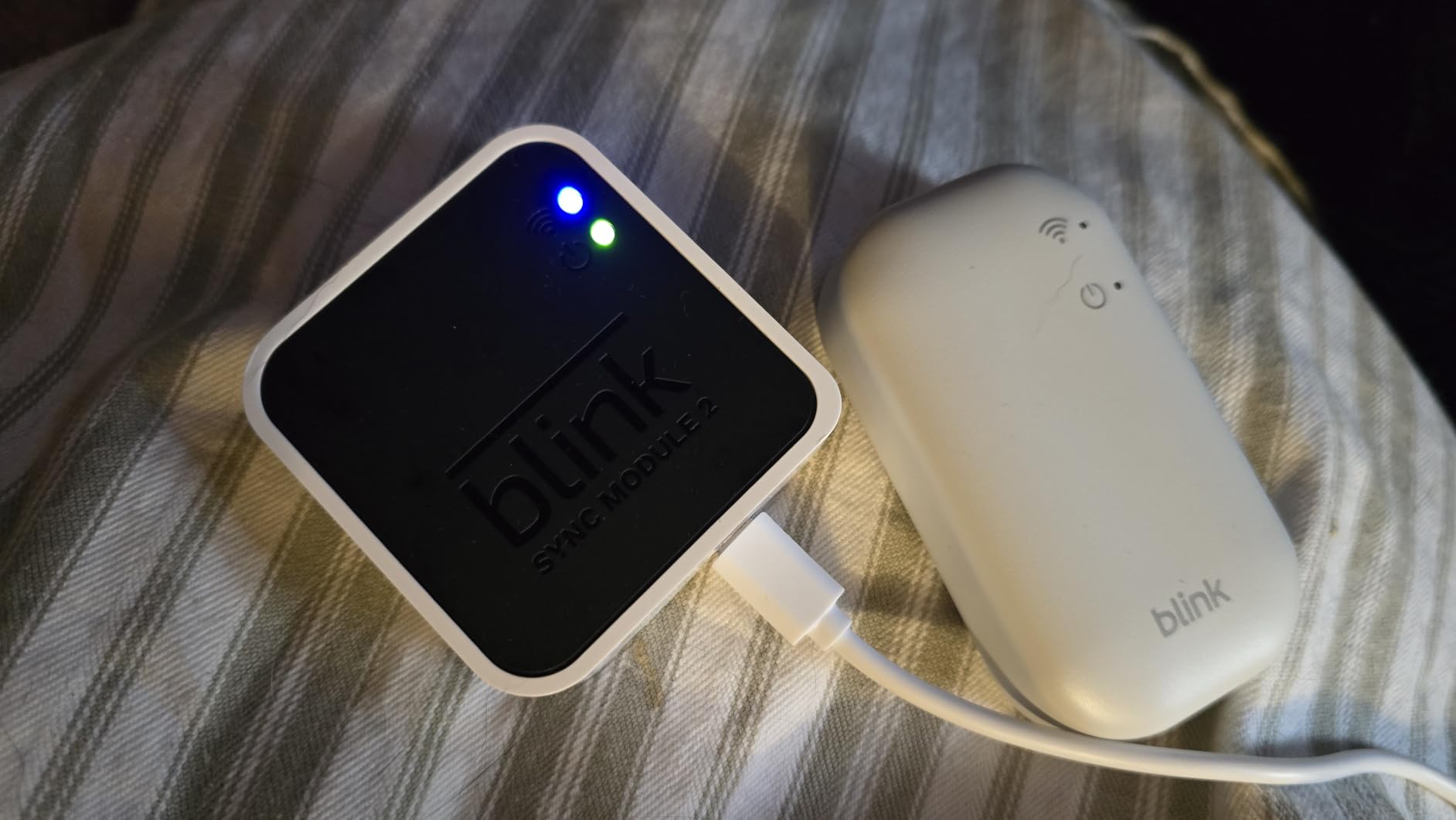 Blink Outdoor 4 – Wireless smart security camera, two-year battery life, 1080p HD day and infrared night live view, two-way talk. Sync Module Core included – 2 camera system customer photo 2
