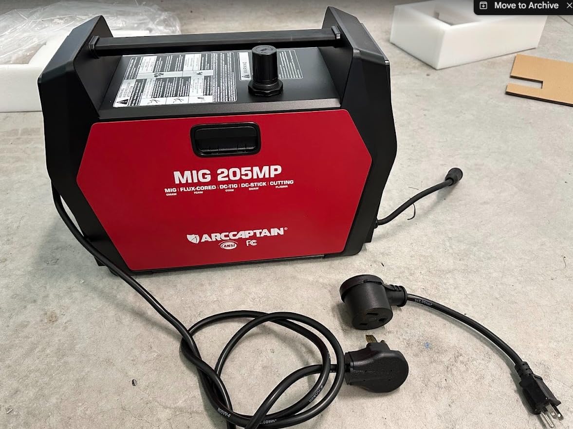 ARCCAPTAIN MIG205MP MIG Welder with Plasma Cutter, 9 IN 1 Welding Machine customer photo 2