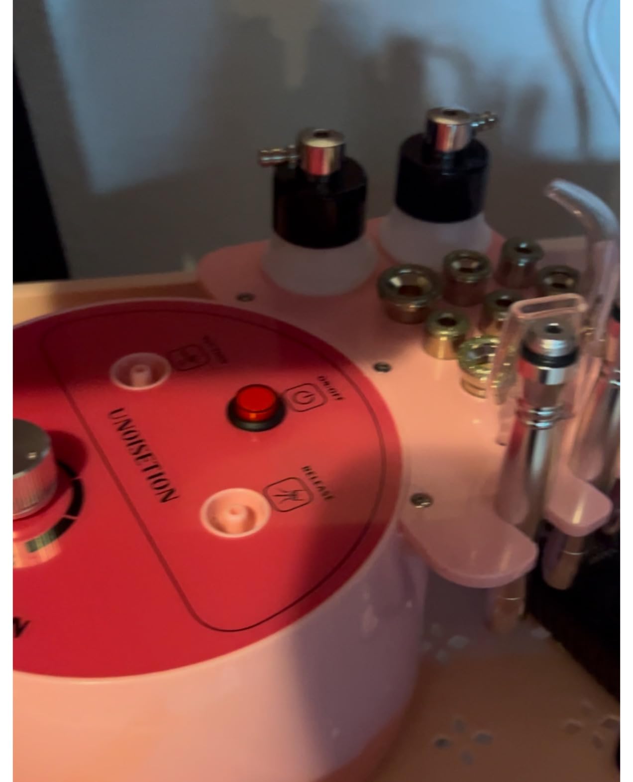 Diamond Microdermabrasion Machine Professional for Facial UNOISETION 3 in 1 Home Microdermabrasion Machine for Skin Exfoliating, Blackhead Removal, Spray Facial Moisturizing customer photo 1