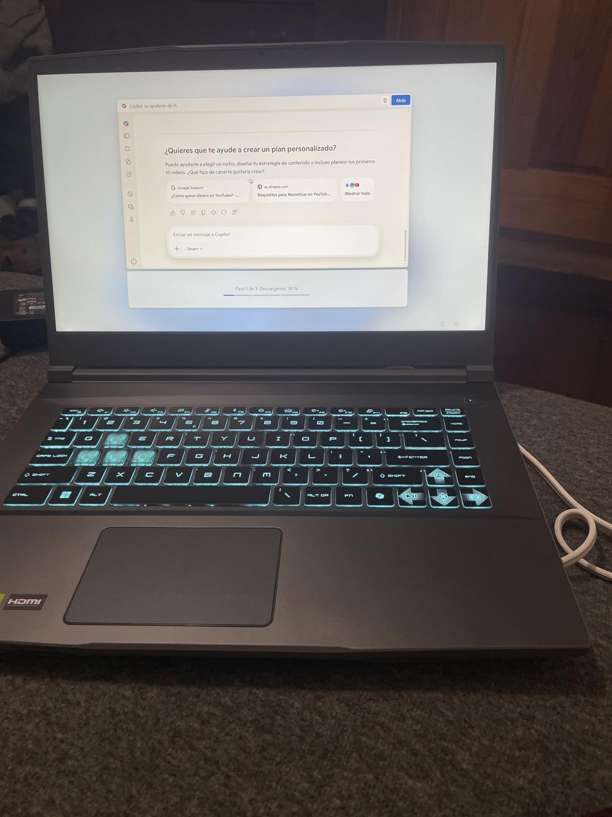 msi Thin 15 15.6” 144Hz FHD Gaming Laptop: Intel Core i7-13620H, NVIDIA Geforce RTX 4050, 16GB DDR4, 512GB NVMe SSD, WiFi 6E, Win 11: Black B13VE-2678US customer photo 2