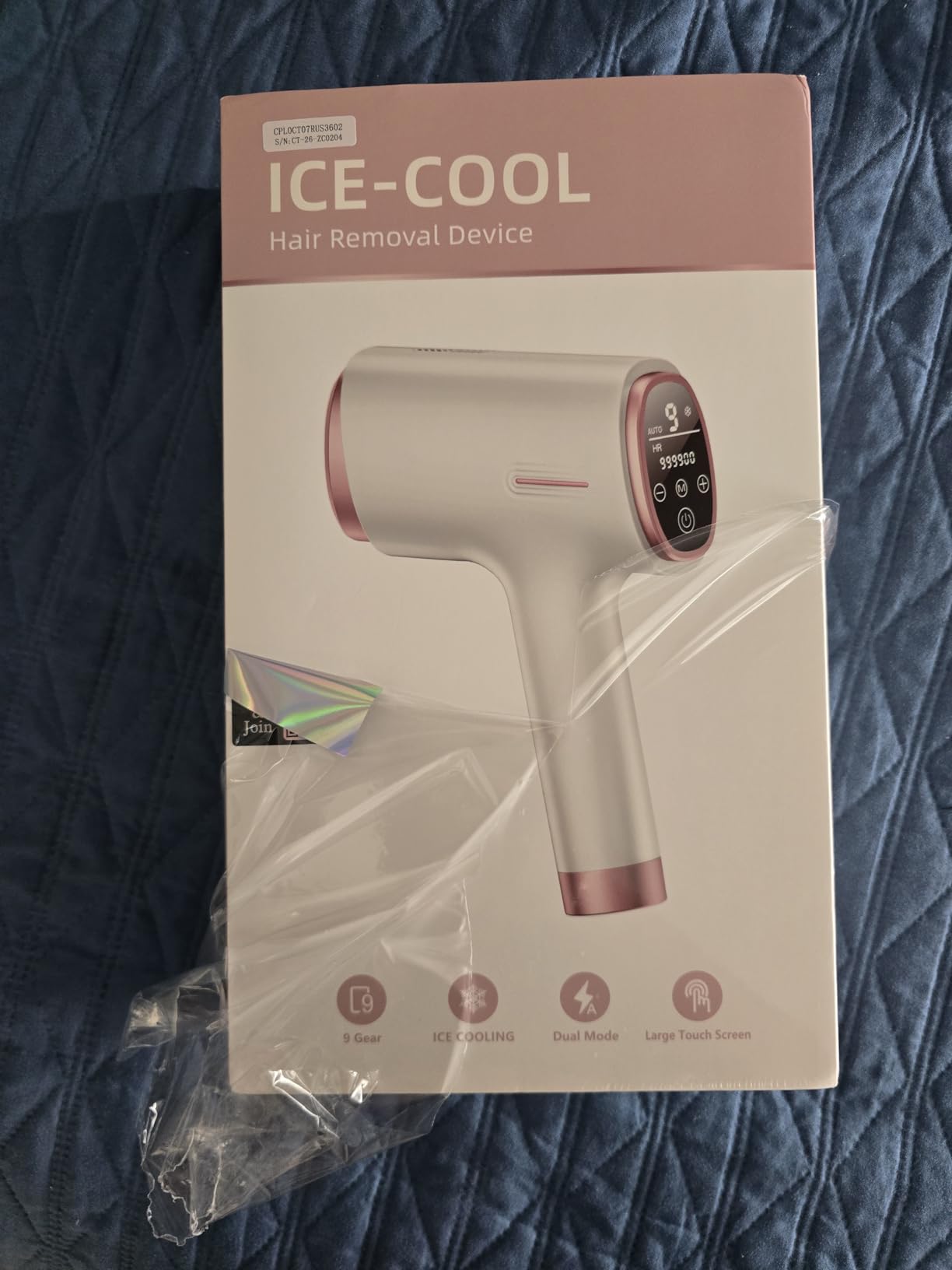 Ubroo IPL Laser Hair Removal Device, 21J Energy, 96% Hair Reduction, 41°F Ice Cooling for Women & Men, Face Bikini Underarm, Safe & Painless, At-Home Professional Results customer photo 2