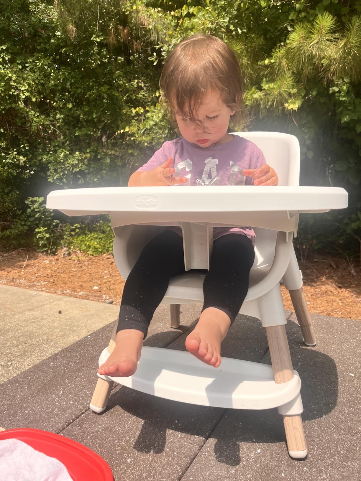 Chicco Zest LE 4-in-1 Folding High Chair, Baby Chair, Youth Stool | Chai, wipeable seat pad, BPA-free removable tray, 5-point harness, up to 60 lbs customer photo 1
