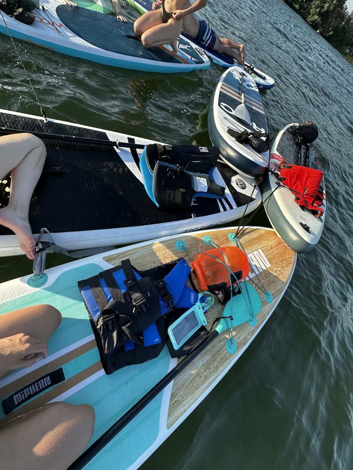 Niphean Inflatable Stand Up Paddle Board with SUP Accessories | 10'6'' SUP, Anti-Slip EVA Deck, 450 lbs Capacity Inflatable Paddle Boards for Adults & Youth of All Skill Levels customer photo 2