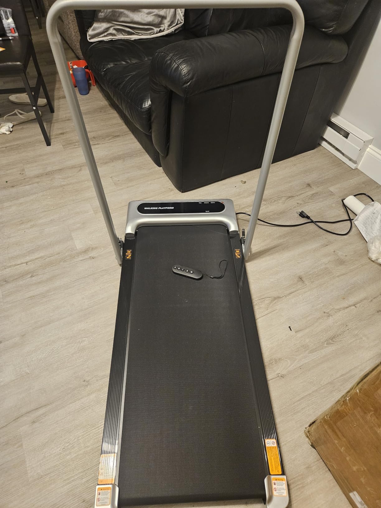 Walking Pad Treadmill for Home, Incline Walking Pad with Handle Bar customer photo 1