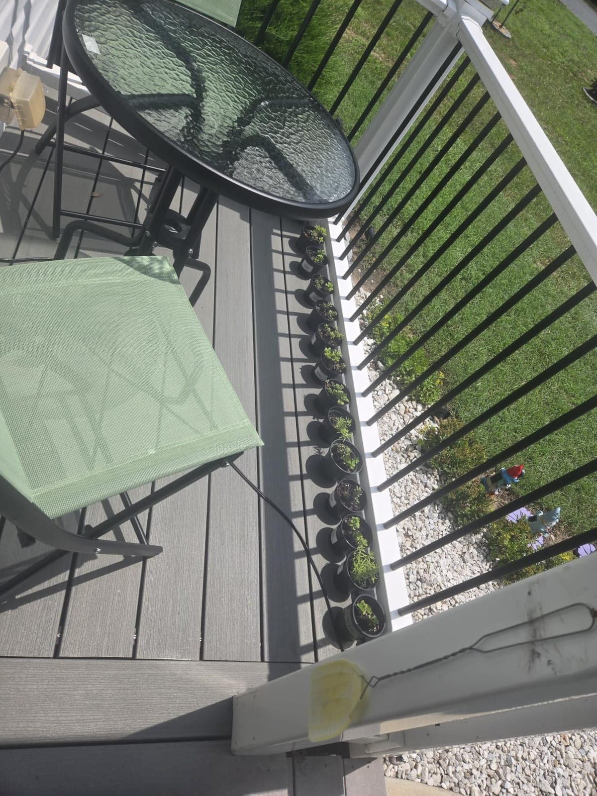 Best Choice Products 3-Piece Patio Bistro Dining Furniture Set w/Textured Glass Tabletop, 2 Steel Folding Chairs, Polyester Fabric - Sage customer photo 1