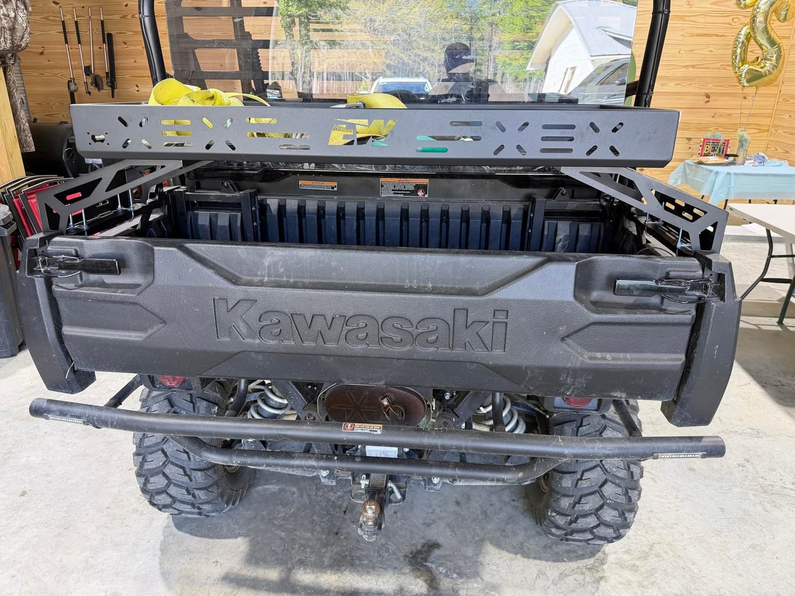 NIXFACE UTV Cargo Rack Aluminum Adjustable W/Cargo Net - Fit for Universal UTVs Trucks Vans SUVs, Off-road, Farming, Hunting customer photo 1