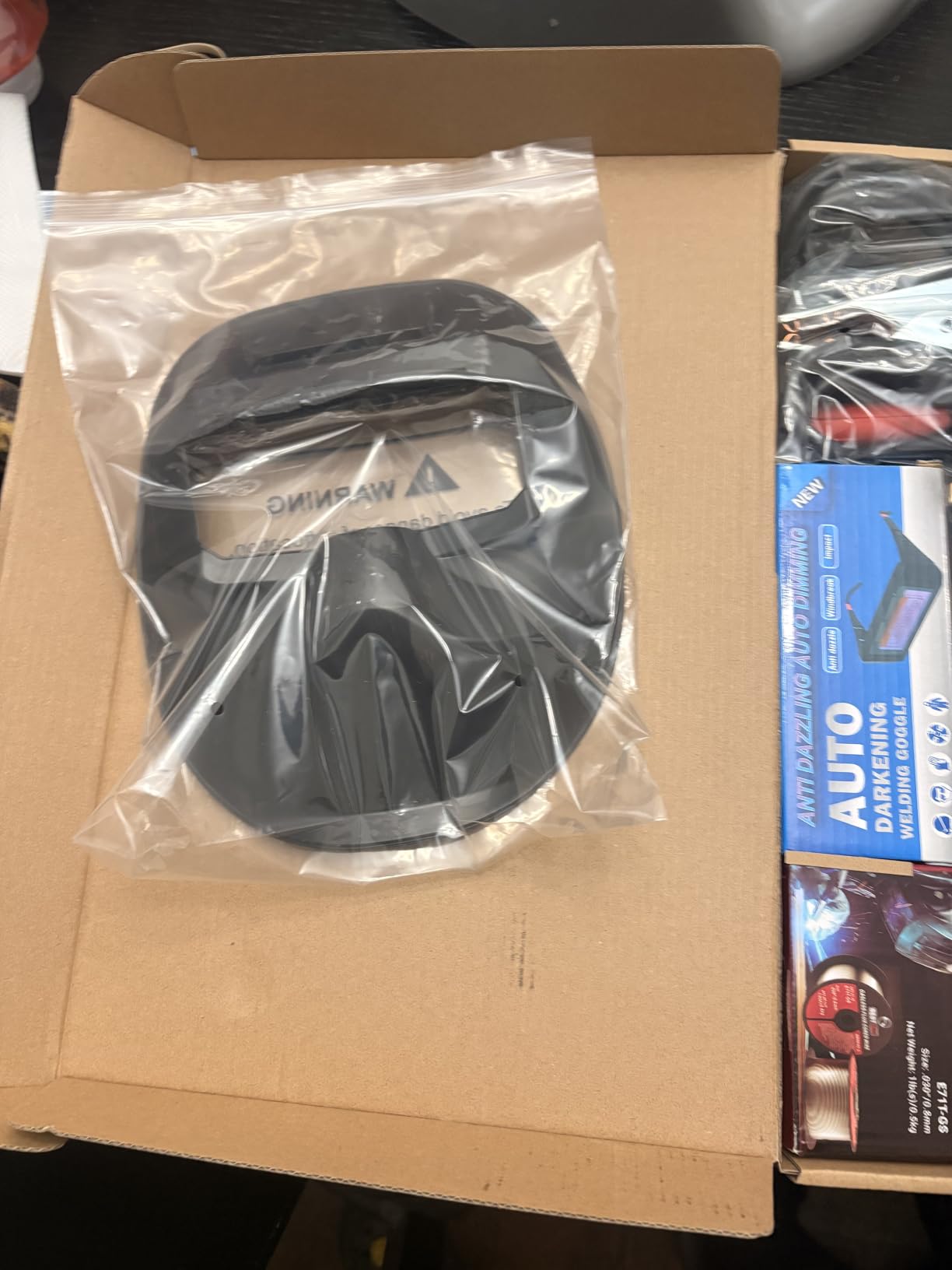 BESTMIG 135A MIG Welder - 3-in-1 Flux Core Welder, MIG/Lift TIG/Stick Welding Machine - Portable IGBT Inverter - 110V with Welding Helmets and Gloves (Red Black, MIG 135A Welder) customer photo 1