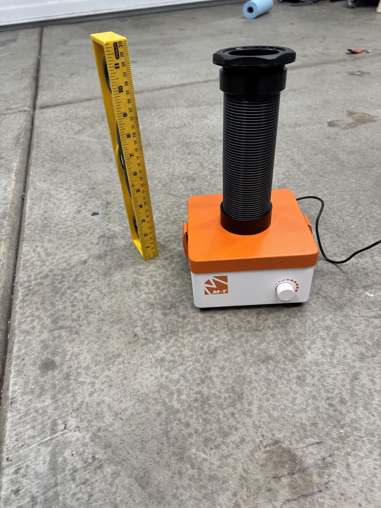M-T Solder Fume Extractor, 80W 168m³/h Strong Suction Smoke Absorber with Carbon or HEPA Filter, 3-speed Adjustment for Soldering, Welding, 3D Printing customer photo 1