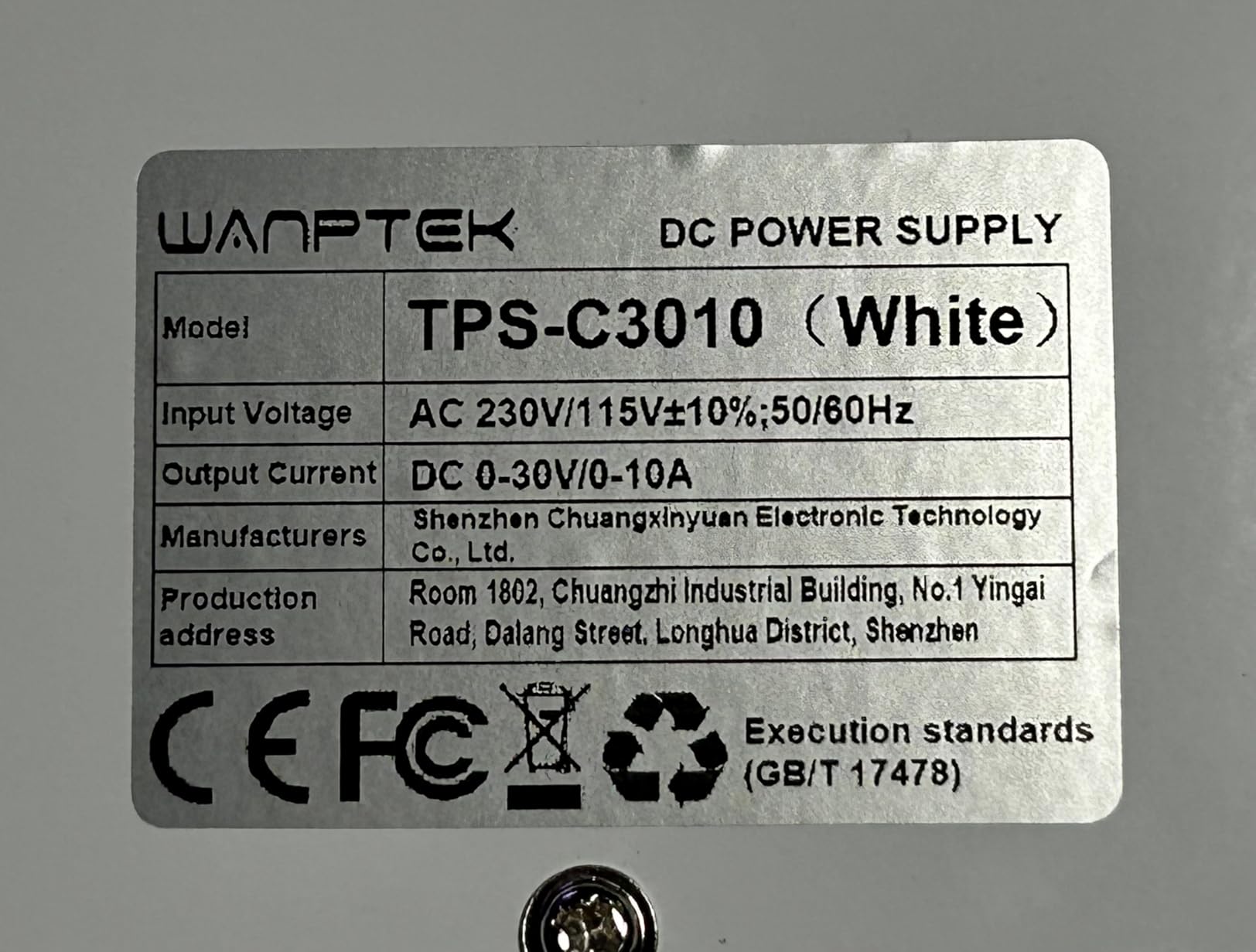 WANPTEK DC Bench Power Supply 30V 10A, Regulated Variable Lab Power Supply with Memory Presets, Encoder Knob,OCP Protection, Output Switch, 4-Digit LED, USB Fast Charge and Key Lock for Repair customer photo 1
