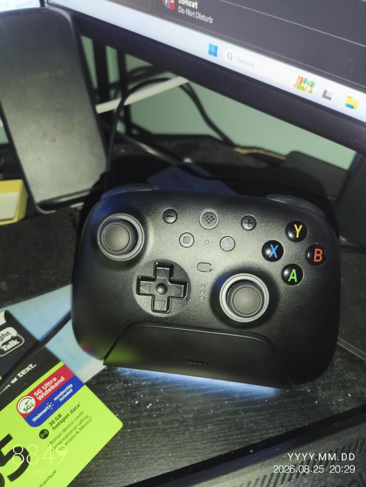 8Bitdo Ultimate 2 Wireless Controller for PC, Apple, Steam & Android, Black | TMR Joysticks, Hall/Tactile Triggers, 8Speed 2.4G, 1000Hz Polling Rate, Motion Control, RGB Fire Ring, Charging Dock customer photo 2