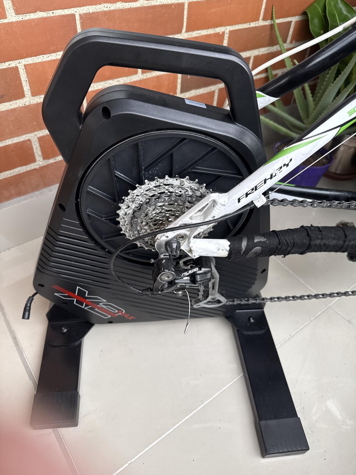 ThinkRider X2Max Smart Bike Trainer, 2000w, Simulates 18% Slope, ANT + & BLE | Cycle Trainer Bicycle Trainer, Super Quiet, Indoor, Cassette Not Included, compatible with cycling software such as ZWIFT customer photo 1