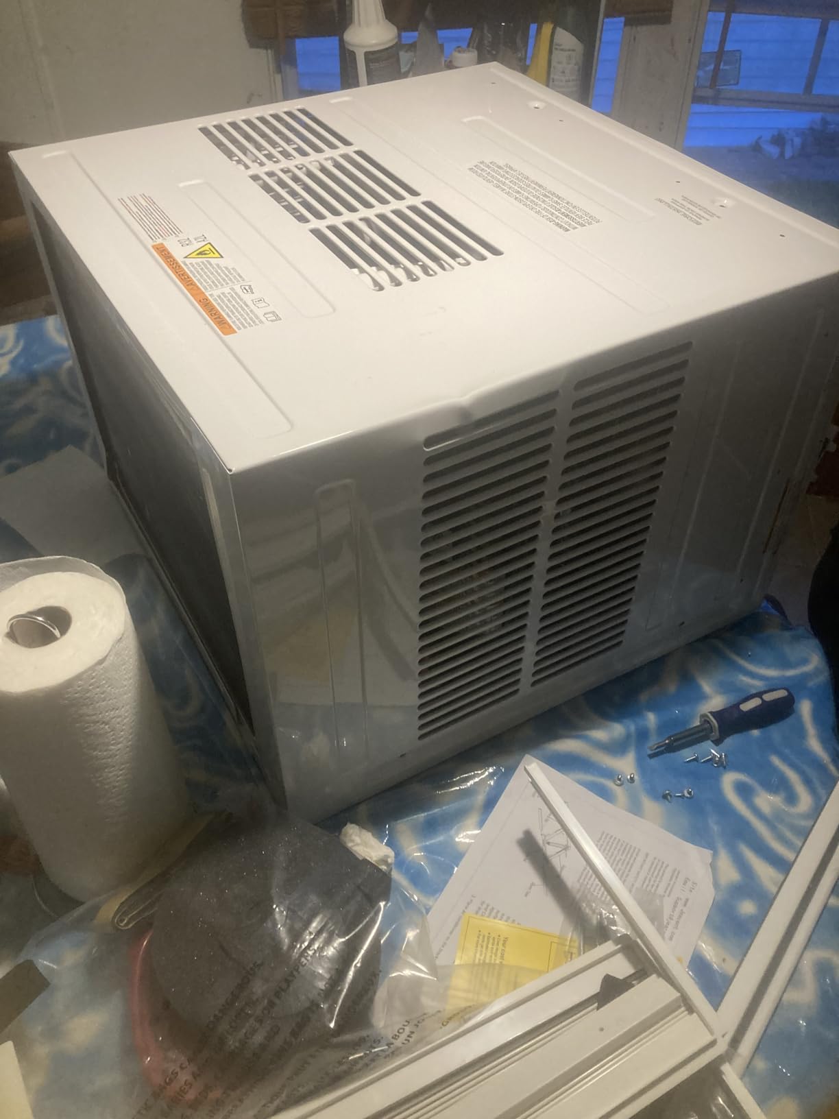 ROVSUN Smart 18000BTU Window Air Conditioner with WiFi, Energy Saving Window AC Unit with Remote & App Control & Timer Function & Easy Install Kit, for Rooms up to 1000 Square Feet, 230V/60Hz, White customer photo 1