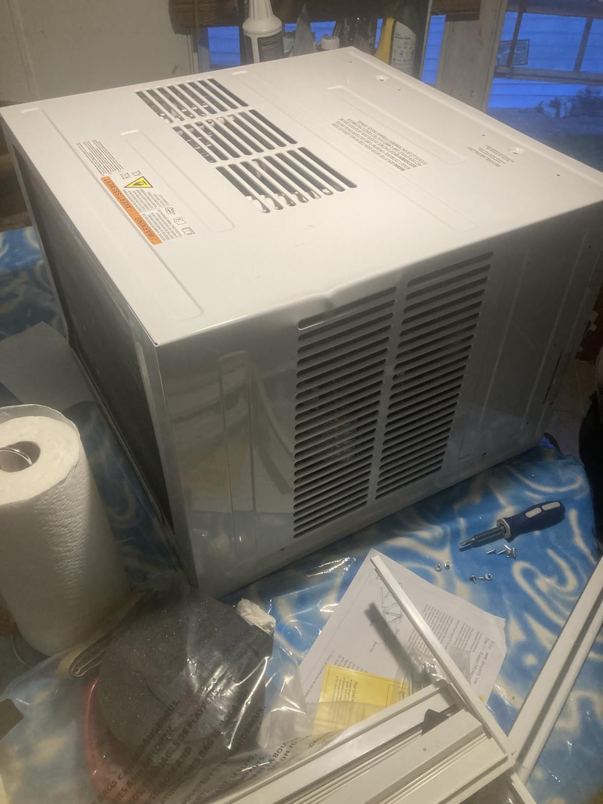 ROVSUN Smart 18000BTU Window Air Conditioner with WiFi, Energy Saving Window AC Unit with Remote & App Control & Timer Function & Easy Install Kit, for Rooms up to 1000 Square Feet, 230V/60Hz, White customer photo 2