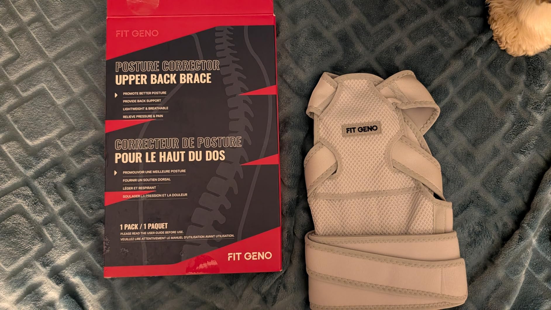 Fit Geno Posture Corrector for Women Lite, Upper Back Brace for Slouching customer photo 1